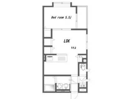 パークTAKASHO(1LDK/3階)の間取り写真