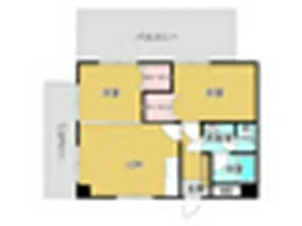 ベルテック打越(2LDK/2階)の間取り写真