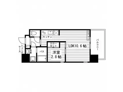 アヴァンコンティア小幡(1LDK/5階)の間取り写真