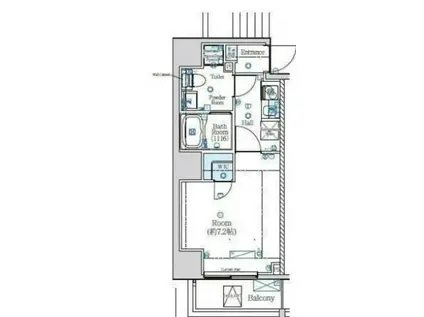 MAXIV常盤台TRE(1K/11階)の間取り写真