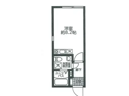 B.E.グラン清澄白河(ワンルーム/4階)の間取り写真