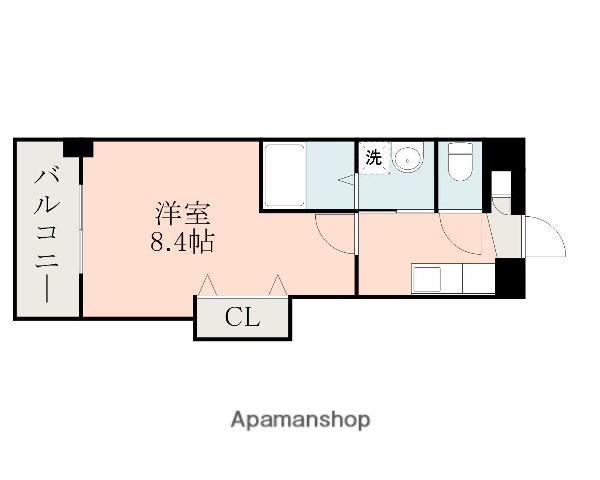 PREMIUM ARATA(1K/4階)の間取り写真