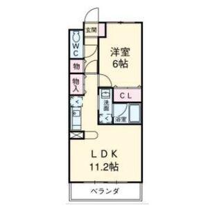 マ・メゾン清寿(1LDK/1階)の間取り写真