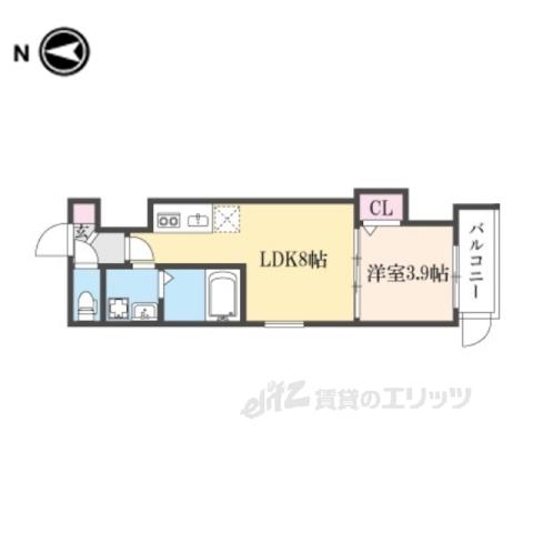 FASESIA ORCUS(1LDK/3階)の間取り写真