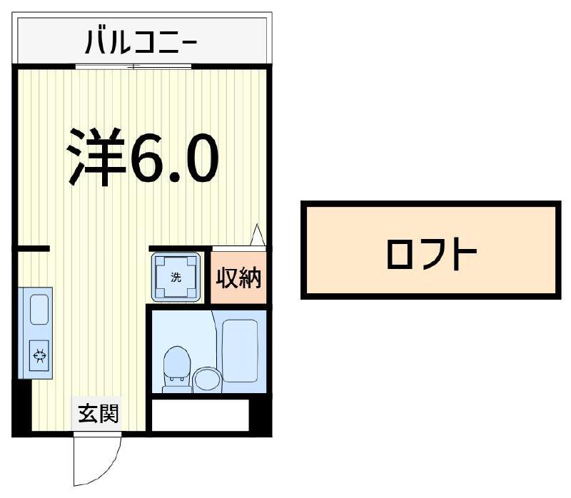 キャピィ・インプラザ北小岩(ワンルーム/5階)の間取り写真