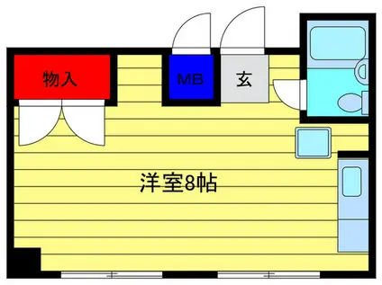 ファースト太子橋(ワンルーム/3階)の間取り写真