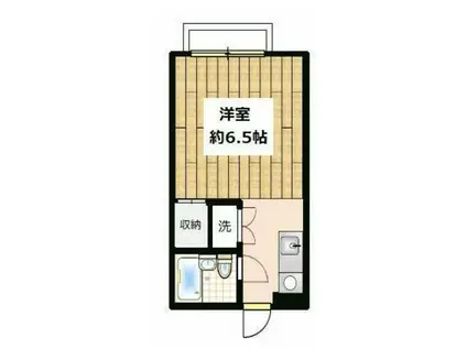 上目黒スポット(1K/1階)の間取り写真