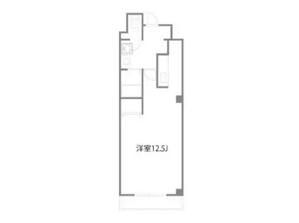 フォーリア(1K/5階)の間取り写真