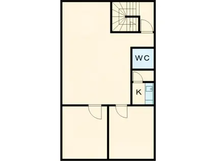 近藤テナント(2K/2階)の間取り写真