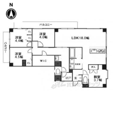 フォレストコート(4LDK/2階)の間取り写真