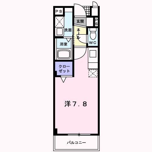 GOODDAY MANSION(ワンルーム/2階)の間取り写真