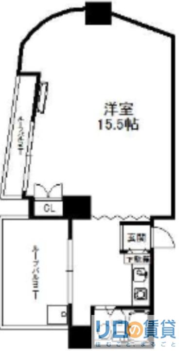R-CUBE新大阪(1K/8階)の間取り写真
