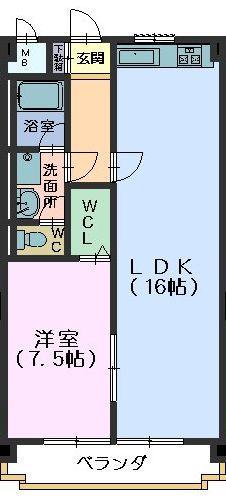 THE FIRST平針(1LDK/3階)の間取り写真