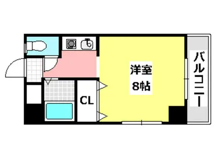 GI-Z(1K/4階)の間取り写真