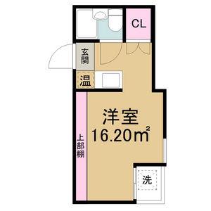 ヴィラカレッジ千代田(ワンルーム/2階)の間取り写真