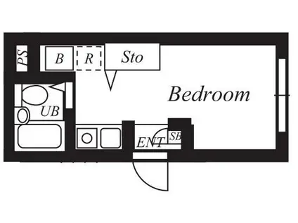 CREAL住吉II(ワンルーム/2階)の間取り写真