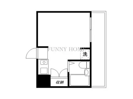 美和プラザ高井戸(ワンルーム/4階)の間取り写真