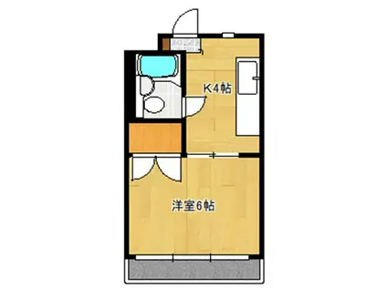 セントラルマンション・リィ(1K/2階)の間取り写真