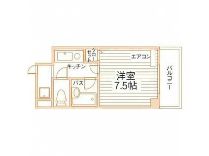 トライグループ烏丸ビル(1K/5階)の間取り写真