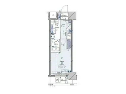 コンシェリア・デュー池袋(1K/9階)の間取り写真