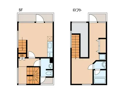 エムサ湯島(1LDK/5階)の間取り写真
