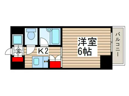 ルーブル日本橋(1K/8階)の間取り写真