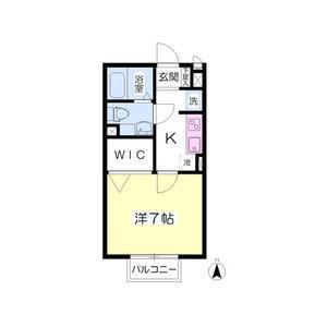 SEICA(1K/1階)の間取り写真
