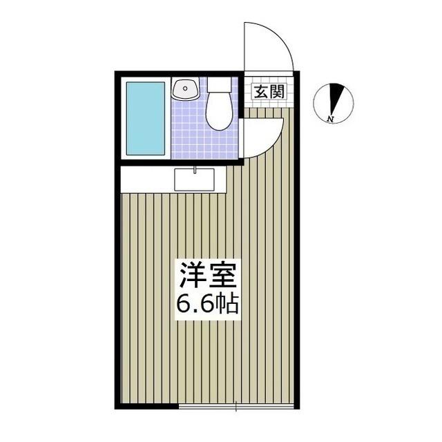 メゾンホワイト(ワンルーム/3階)の間取り写真
