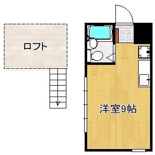 メゾンド梅ノ木(ワンルーム/2階)の間取り写真