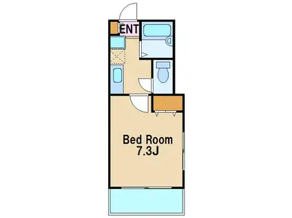 パークハイツけやき(1K/2階)の間取り写真