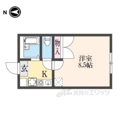 レオパレス大陽壱番館(1K/1階)の間取り写真