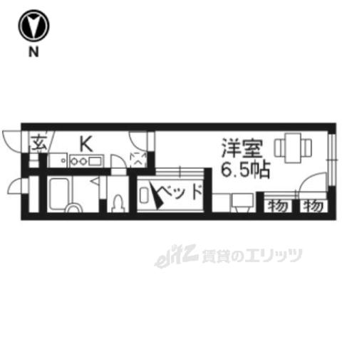 レオパレス安信町四九番地(1K/1階)の間取り写真