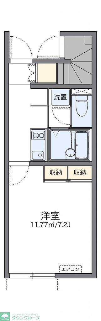 レオネクスト壽光III(1K/1階)の間取り写真