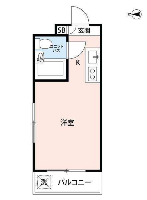 マイナビSTAYパレス文京大塚(ワンルーム/4階)の間取り写真