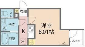 J-MAISON矢部I(1K/3階)の間取り写真