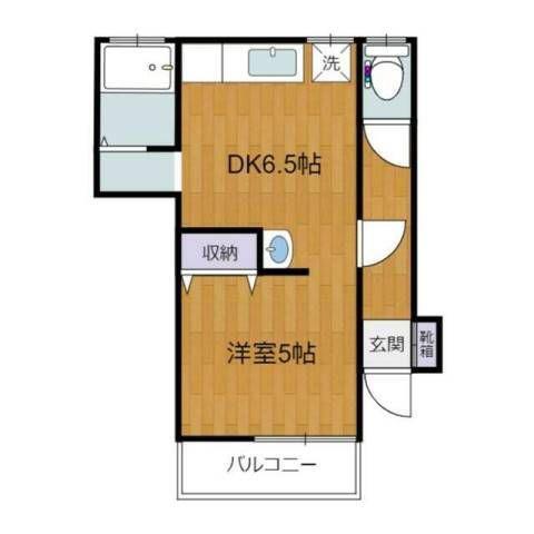 サニネス阿佐ヶ谷(ワンルーム/2階)の間取り写真