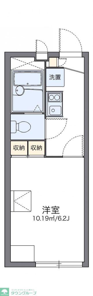レオパレスジョイフル(1K/2階)の間取り写真