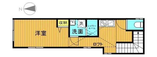 リブ プレシャス(ワンルーム/2階)の間取り写真