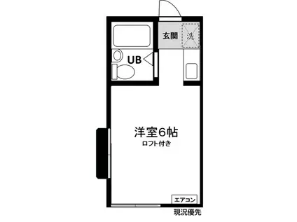 メゾンM&K(ワンルーム/1階)の間取り写真