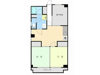 RESPLANDOR伊勢崎レスプランドール(3LDK/4階)の間取り写真