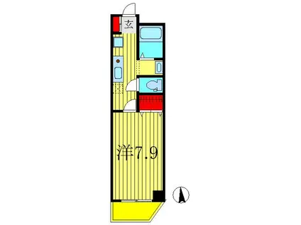 メゾンヴェール(1K/5階)の間取り写真