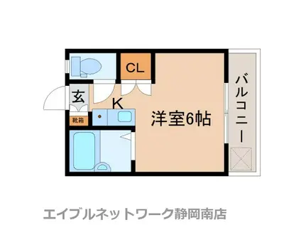 メゾンドエトワール(ワンルーム/2階)の間取り写真