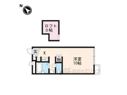 レオパレスLINE(1K/2階)の間取り写真