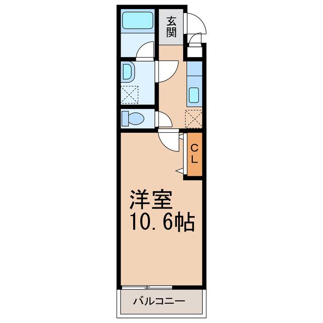 フジパレス太田 II番館(1K/2階)の間取り写真