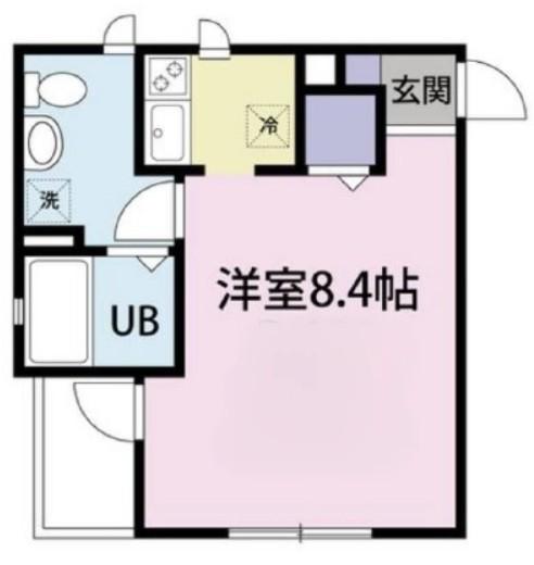 アイショウパルハウス東品川(1K/3階)の間取り写真