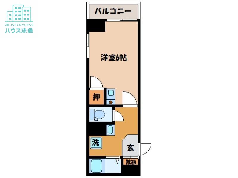 オランダ坂下ビル(ワンルーム/5階)の間取り写真