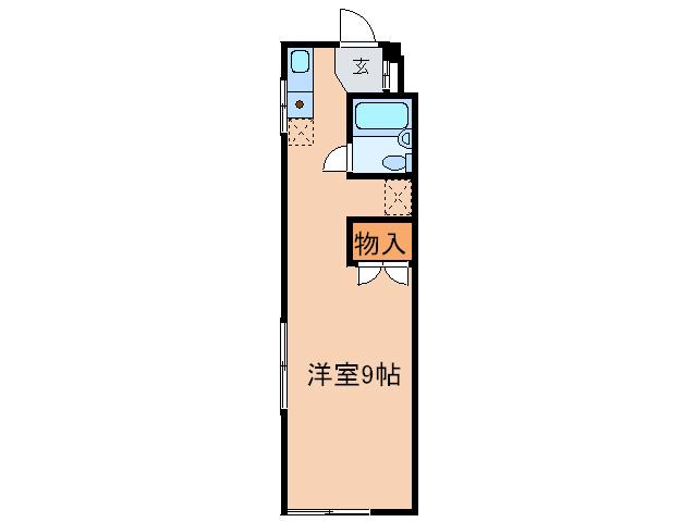プチメゾンM(ワンルーム/2階)の間取り写真