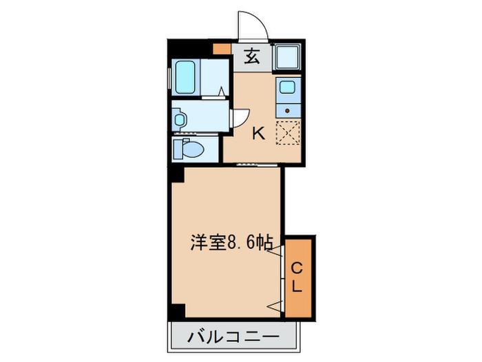 一太郎パート3(1K/3階)の間取り写真