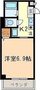 プロスパー笹島(1K/3階)の間取り写真