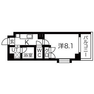 アールズヒルズ社台(1K/1階)の間取り写真